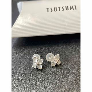 ジュエリーツツミ(JEWELRY TSUTSUMI)のムーンストーンホワイトゴールドピアス(ピアス)