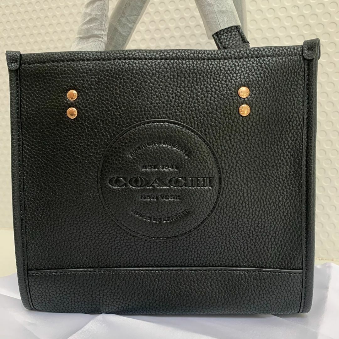 コーチ COACH トート ハンドバッグ ブラック デンプシー レディース