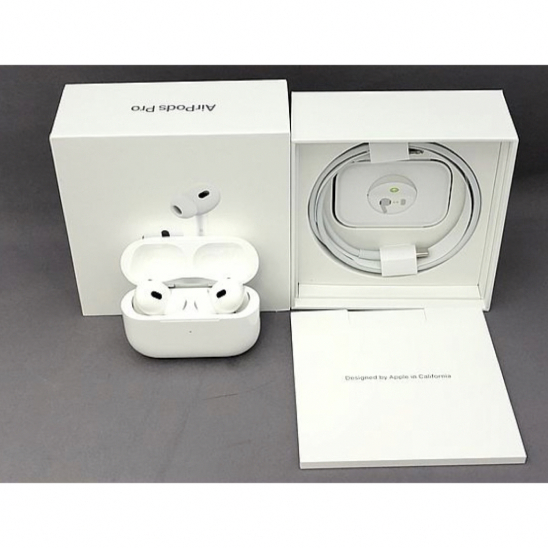 Apple(アップル)の正規品　Apple AirPods Pro 第2世代 MQD83J/A スマホ/家電/カメラのオーディオ機器(ヘッドフォン/イヤフォン)の商品写真