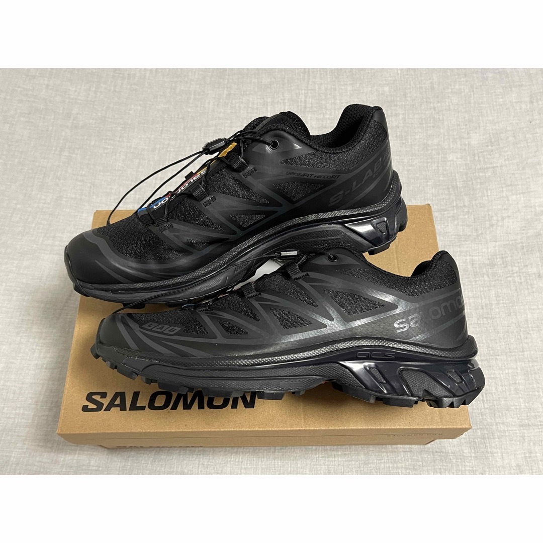【新品】Salomon サロモン XT-6 ADV 黒　23cm
