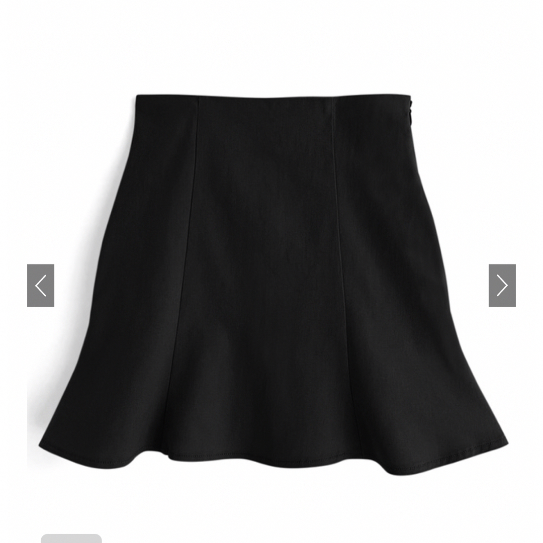 GRL(グレイル)のインパン裏地付きフレアミニスカート レディースのスカート(ミニスカート)の商品写真