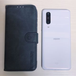 アクオス(AQUOS)のAQUOS zero5G basic DX ホワイト SIMフリー 本体 ケース(スマートフォン本体)