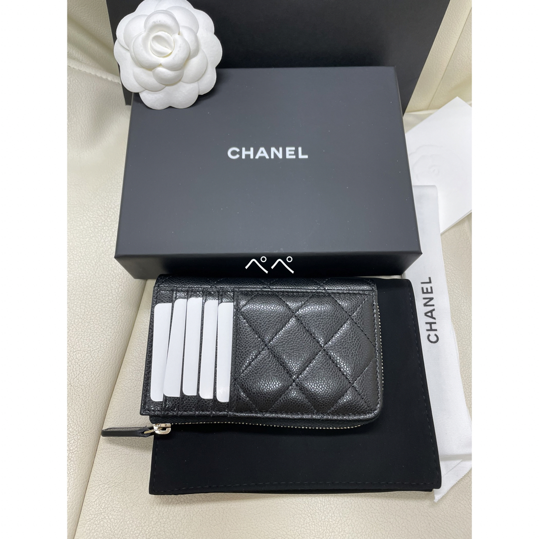 CHANEL - レア⭐️CHANELフラグメントケース⭐️黒⭐️キャビアスキン