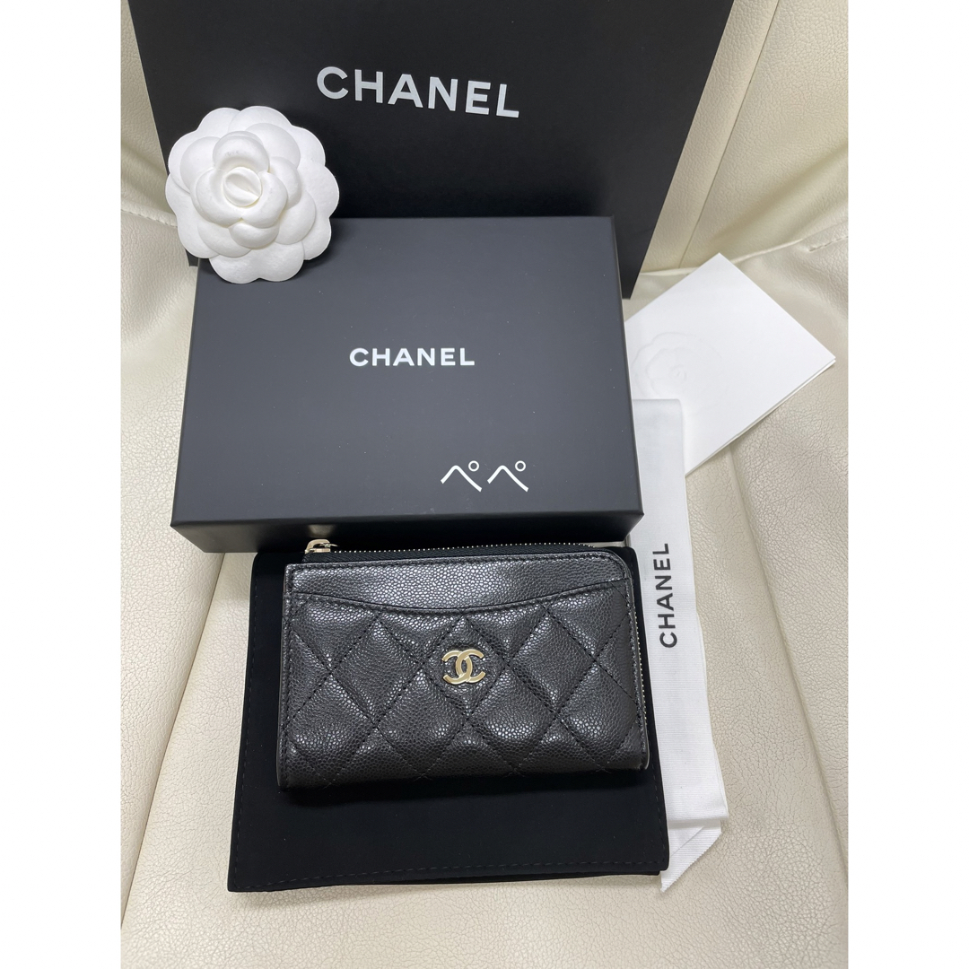 レア⭐️CHANEL⭐️カードケース⭐️キャビアスキン⭐️黒⭐️未使用