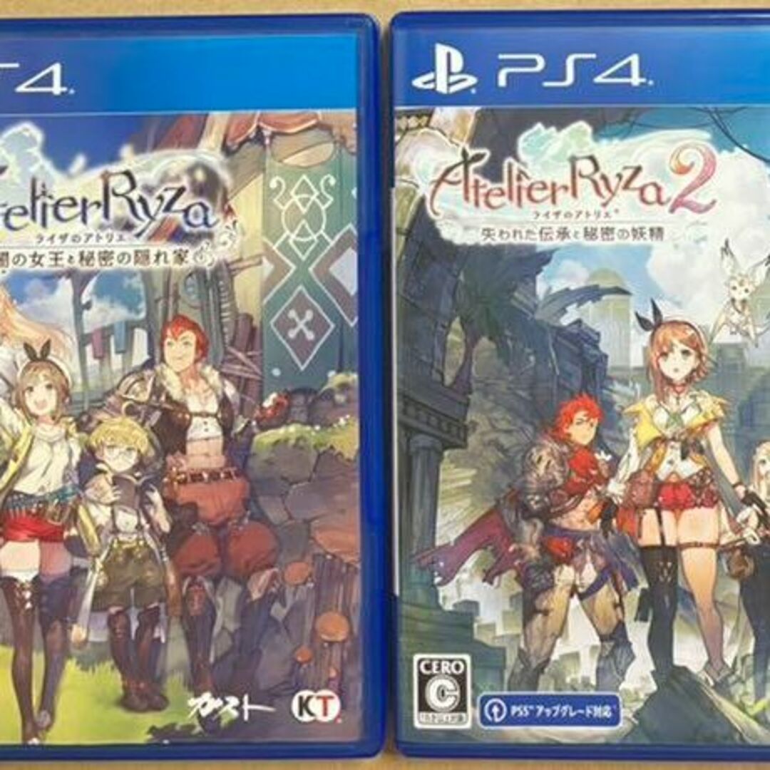 2本セット PS4 ライザのアトリエ2＆1 常闇 伝承 連動特典あり