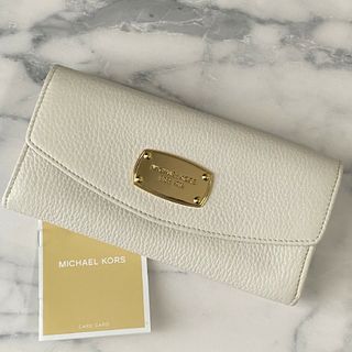 マイケルコース(Michael Kors)のMICHAEL KORS マイケルコース　長財布　ホワイト　アウトレット　展示品(財布)