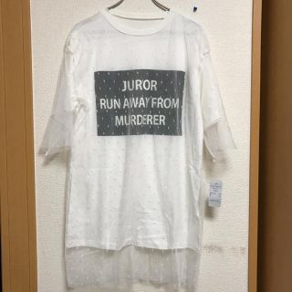 オーガンジー重ねTシャツ(Tシャツ(半袖/袖なし))