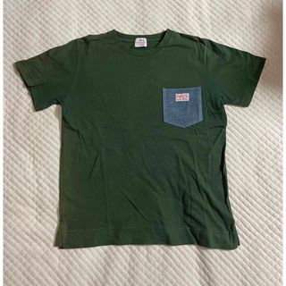 コーエン(coen)のcoen ポケット付きTシャツ グリーン(Tシャツ/カットソー(半袖/袖なし))