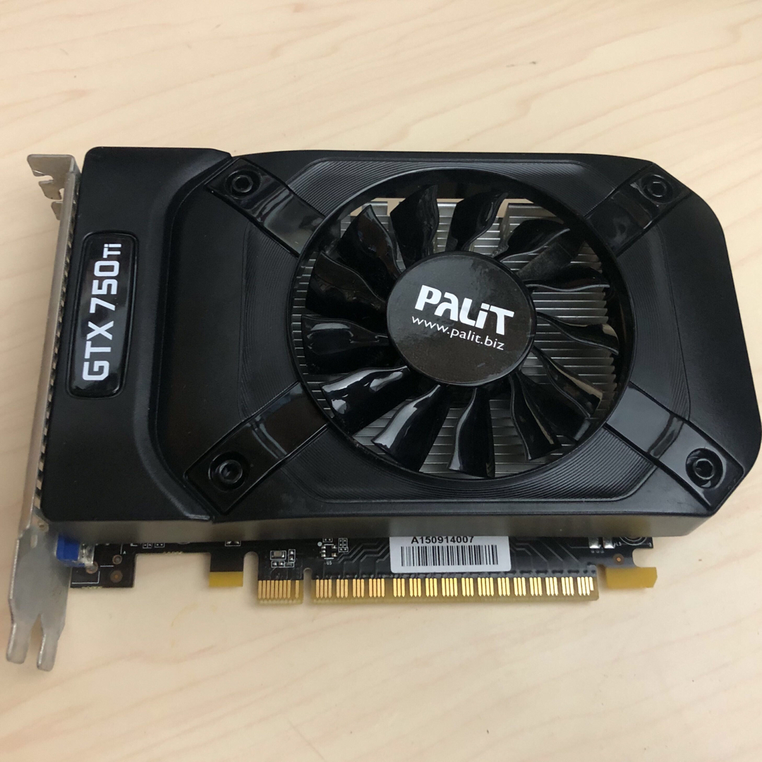 【動作確認済】Palit   GTX1050 2GB  GDDR5 補助電源不要