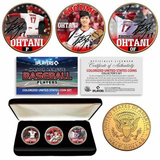 大谷翔平 米1/2ドル Shotime 限定品 記念コイン MLB公認の通販｜ラクマ