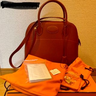 エルメス(Hermes)のエルメス　ボリード31  赤　ルージュヴィフ　美品　ゴールド金具　ショルダー(ハンドバッグ)