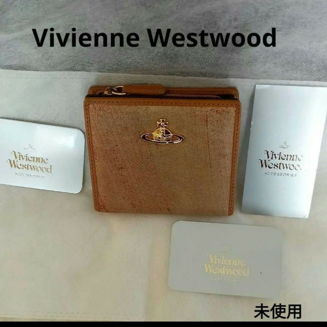 ヴィヴィアン ウエストウッド 二つ折り財布⭐本革⭐イタリア製⭐未使用 | フリマアプリ ラクマ