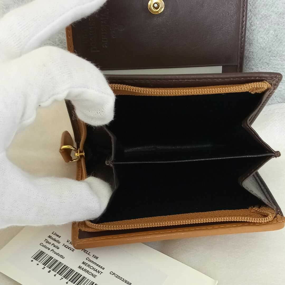 ヴィヴィアン ウエストウッド 二つ折り財布⭐本革⭐イタリア製⭐未使用