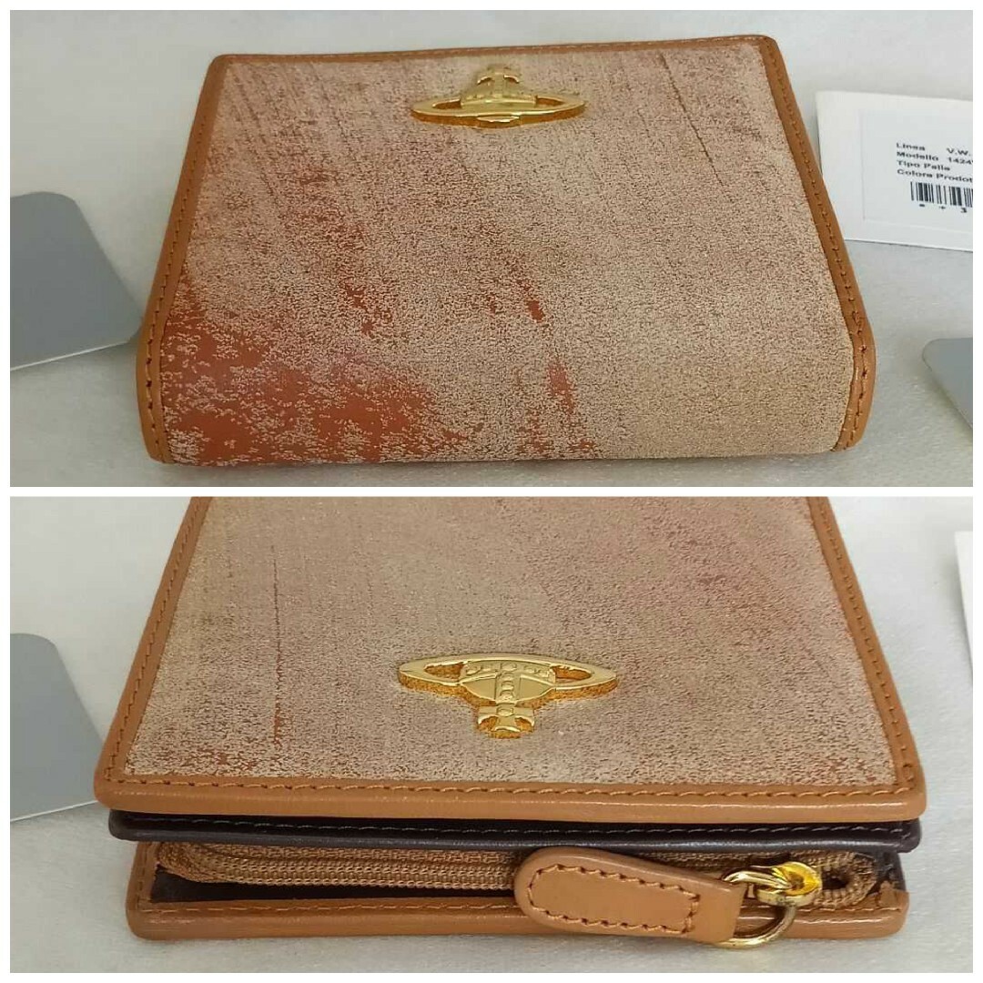 ヴィヴィアン ウエストウッド 二つ折り財布⭐本革⭐イタリア製⭐未使用