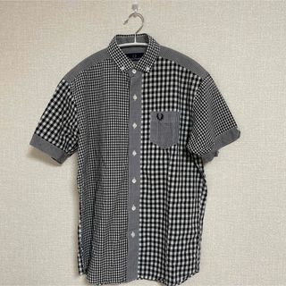 フレッドペリー(FRED PERRY)のフレッドペリー 半袖 チェックシャツ Sサイズ(シャツ)