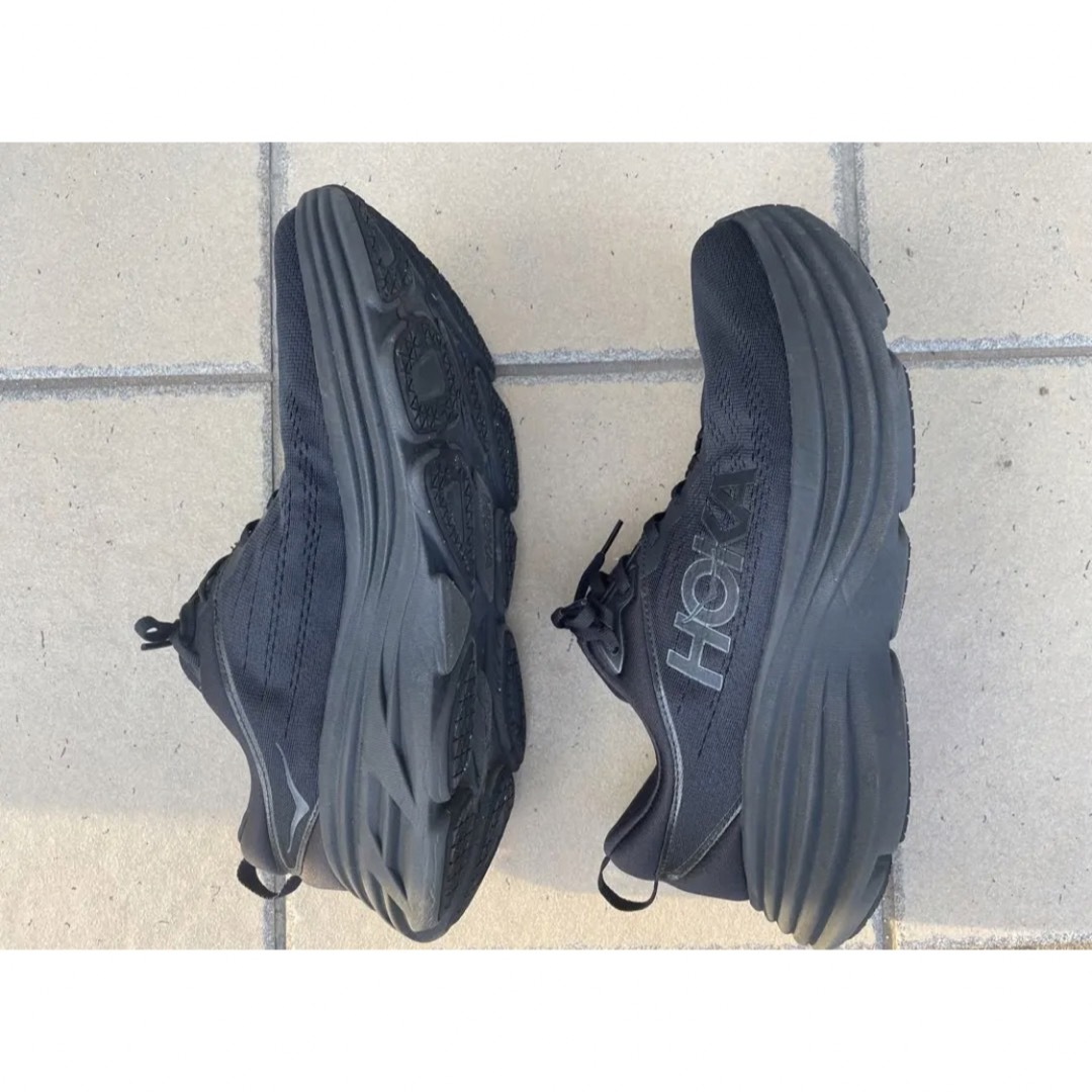 HOKA ONE ONE(ホカオネオネ)のHOKA ONE ONE BONDI 8 "BLACK" ホカオネオネ ボンダイ メンズの靴/シューズ(スニーカー)の商品写真