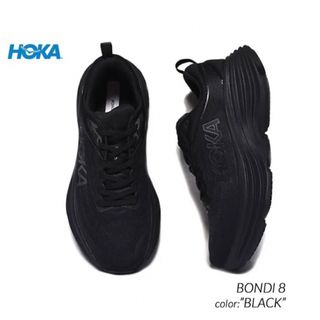 ホカオネオネ(HOKA ONE ONE)のHOKA ONE ONE BONDI 8 "BLACK" ホカオネオネ ボンダイ(スニーカー)