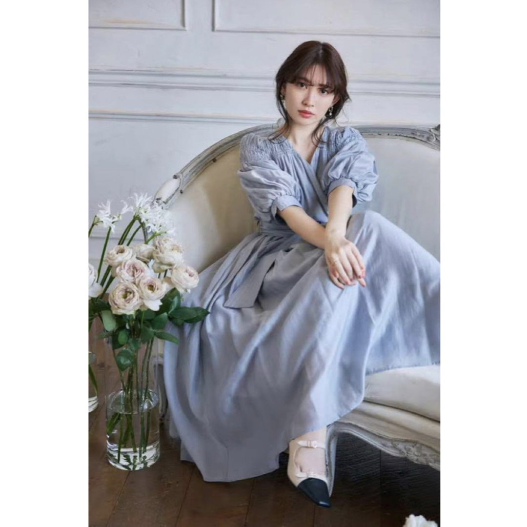 Airy Volume Sleeve Dressロングワンピース/マキシワンピース