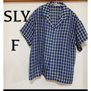 スライ(SLY)の【SLY】チェックトップス❤︎フリーサイズ(シャツ/ブラウス(半袖/袖なし))