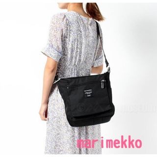 マリメッコ(marimekko)の新品marimekko マリメッコ　PAL ショルダーバッグ　ブラック　パル　黒(ショルダーバッグ)