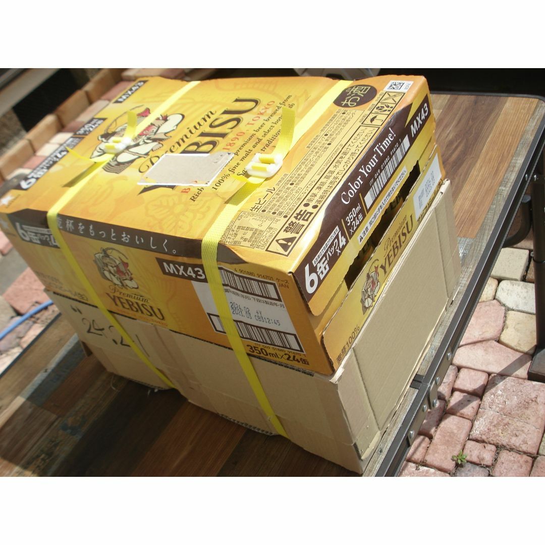 EVISU(エビス)のzakka*1188様専用》エビスビール350ml/500ml/各24缶 食品/飲料/酒の酒(ビール)の商品写真