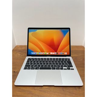 マック(Mac (Apple))の美品❗️MacBook Air 2020 M1チップ　シルバー(ノートPC)