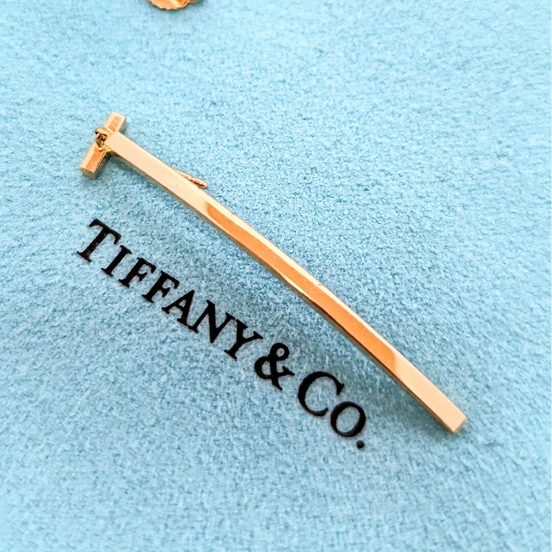 Tiffany & Co. - ティファニー Tバー ピアス 片耳 ゴールド RG PG K18