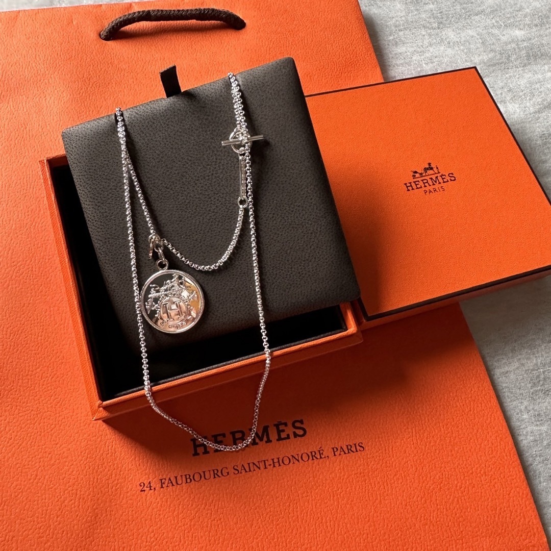 エルメス ネックレス エクスリブリス MM Collier Ex-Libris, エルメス ネックレス エクスリブリス MM Collier Ex-Libris,