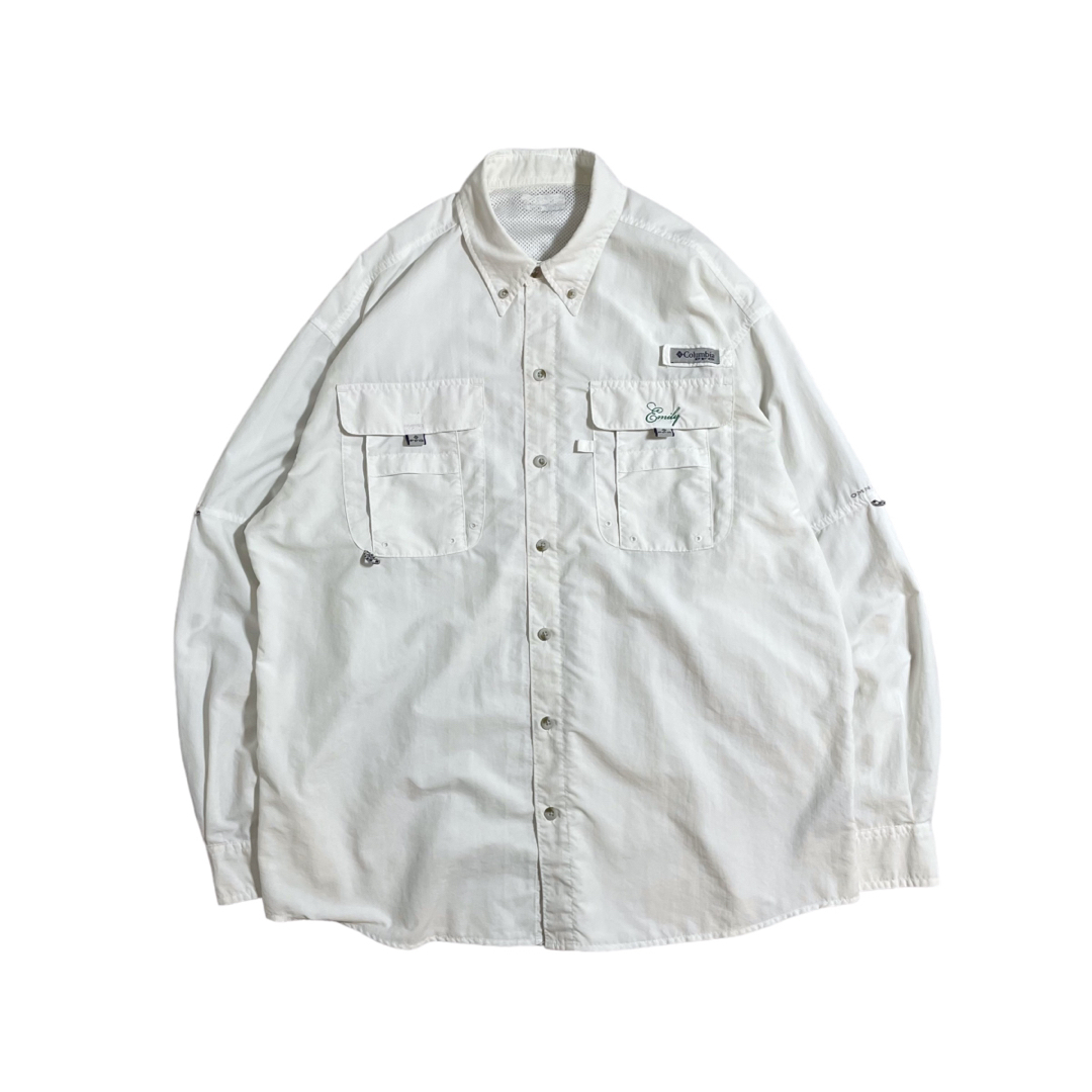 Columbia(コロンビア)の"columbia" PFG 長袖 フィッシングシャツ 2WAY ナイロン メンズのトップス(シャツ)の商品写真