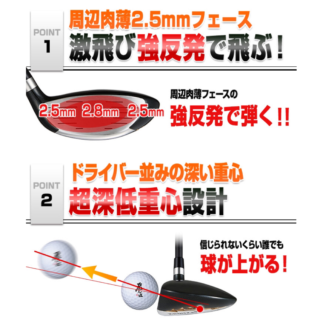 WORKS Golf - 左! 3本セット新発売！日本一飛んだワークスゴルフマキシ