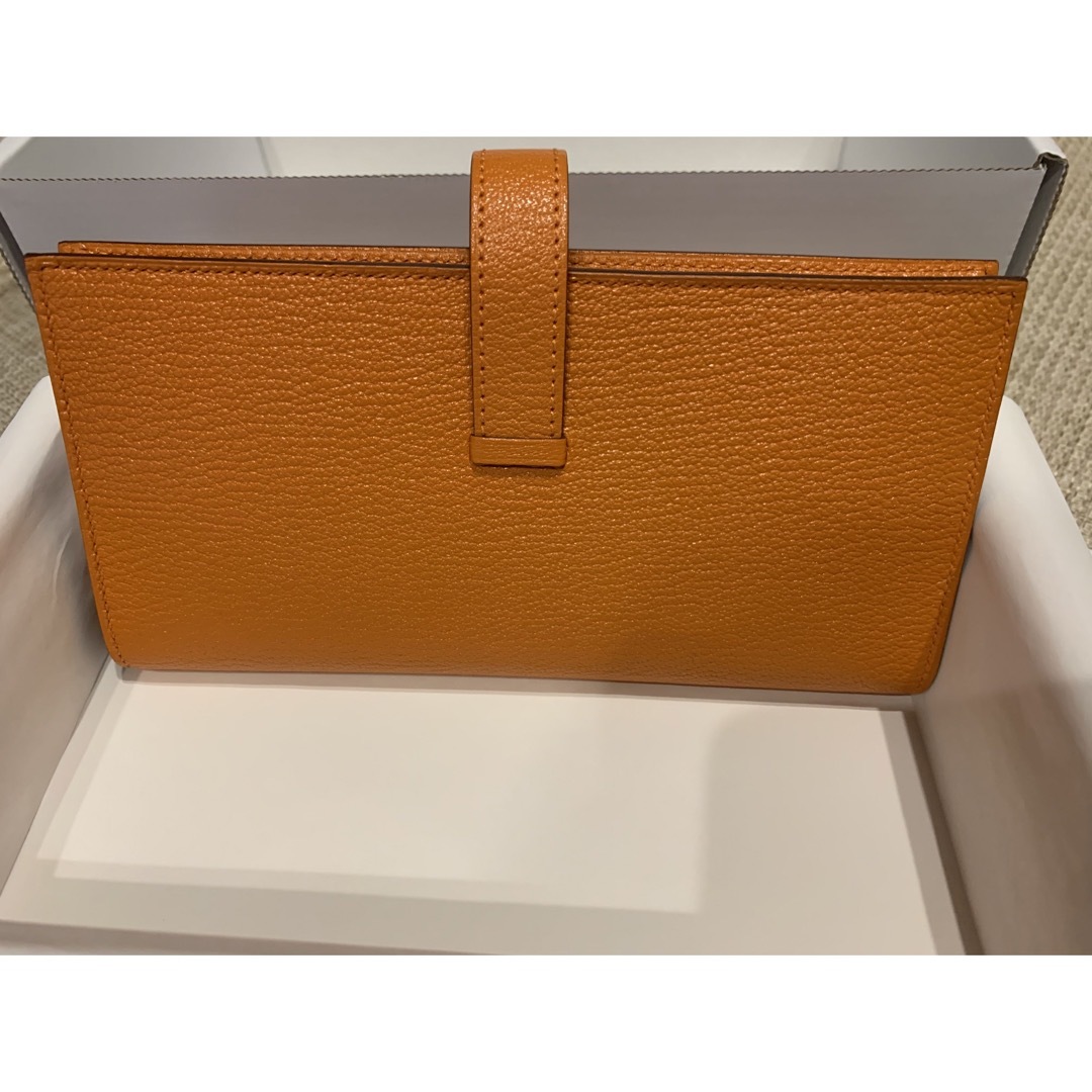 新品未使用　HERMES 財布　ベアン　オレンジ　2023年購入