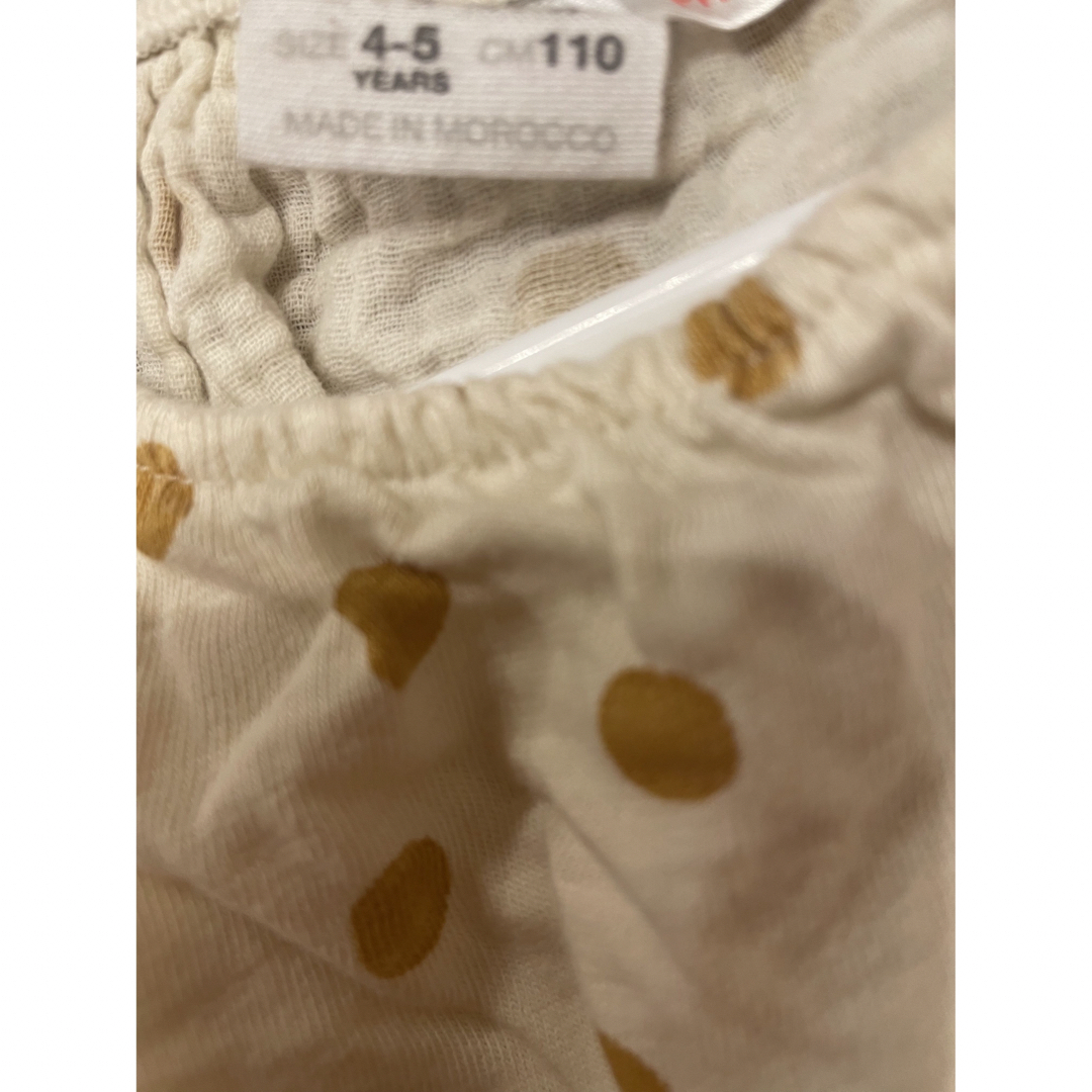 ZARA 110cm トップス キッズ/ベビー/マタニティのキッズ服女の子用(90cm~)(Tシャツ/カットソー)の商品写真