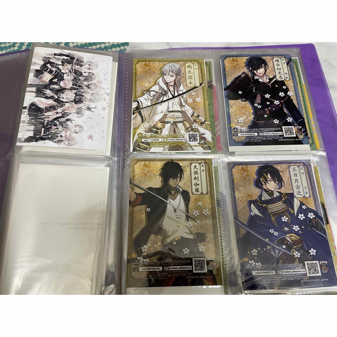 刀剣乱舞　ブロマイド　18枚セット エンタメ/ホビーのアニメグッズ(カード)の商品写真