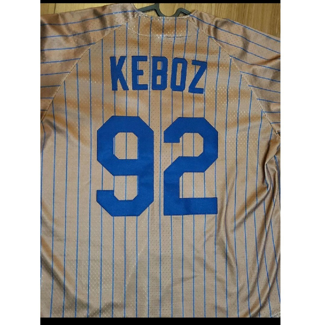 Keboz × Majestic ベースボールシャツ ブラウン large - ウェア