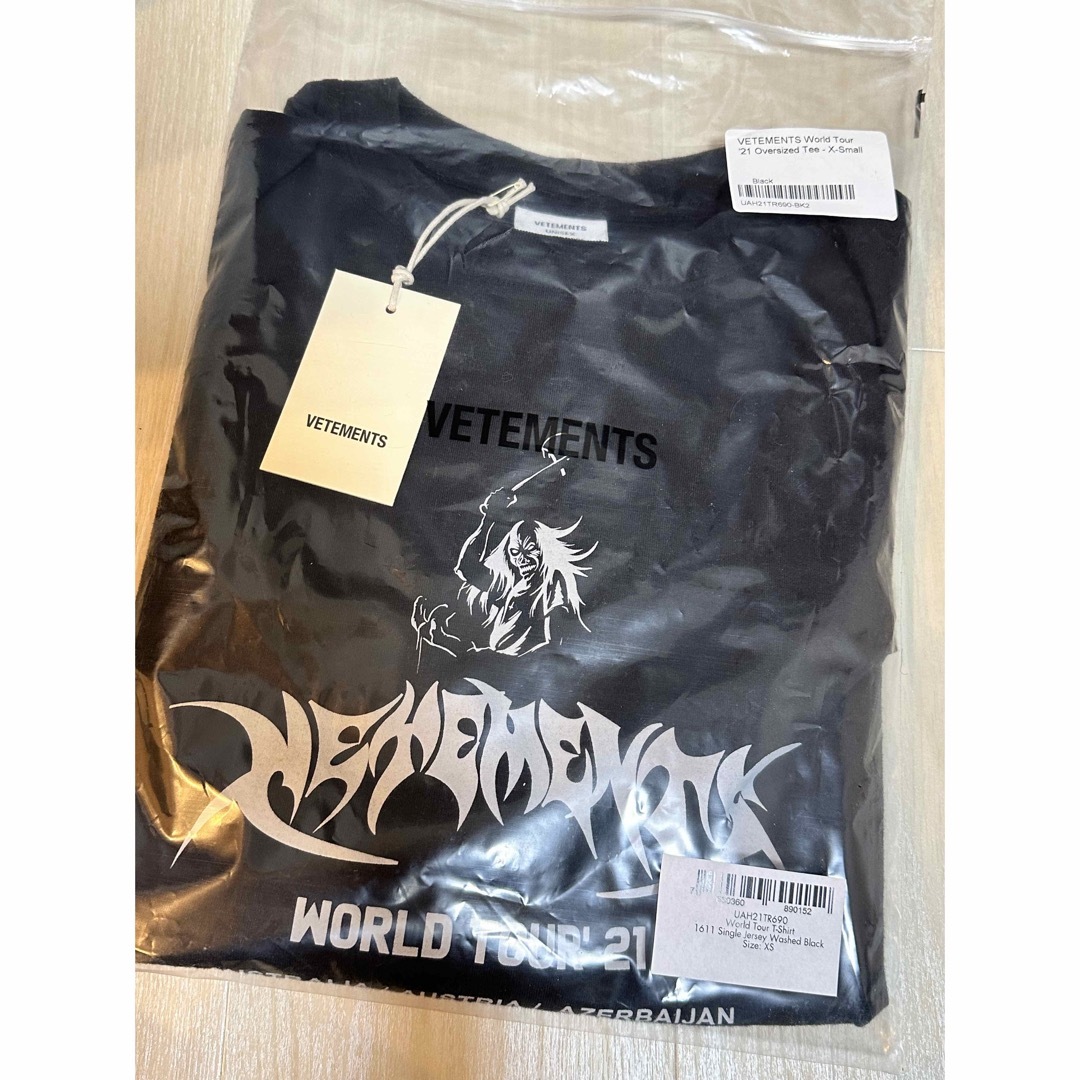 確実正規品　VETEMENTS livetour T-shirt