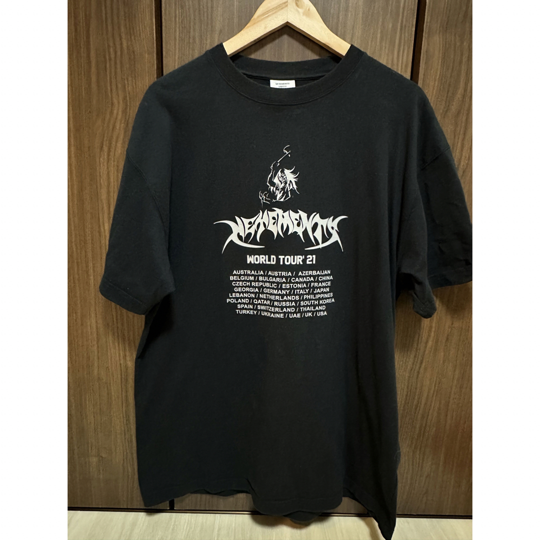 確実正規品　VETEMENTS livetour T-shirt