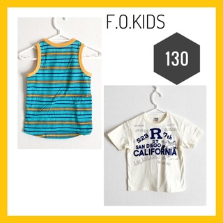 エフオーキッズ(F.O.KIDS)の新品 エフオーキッズ 130 Tシャツ タンクトップ 男の子 トップス(Tシャツ/カットソー)