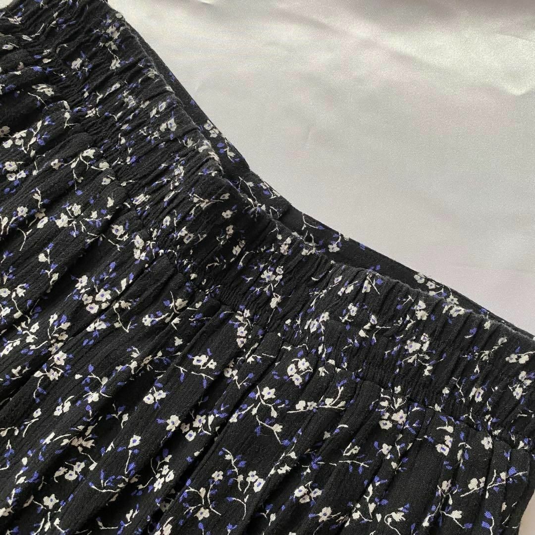 AZUL by moussy(アズールバイマウジー)の【公式サイト完売商品】アズールバイマウジー　花柄　ロングスカートフロントスリット レディースのスカート(ロングスカート)の商品写真