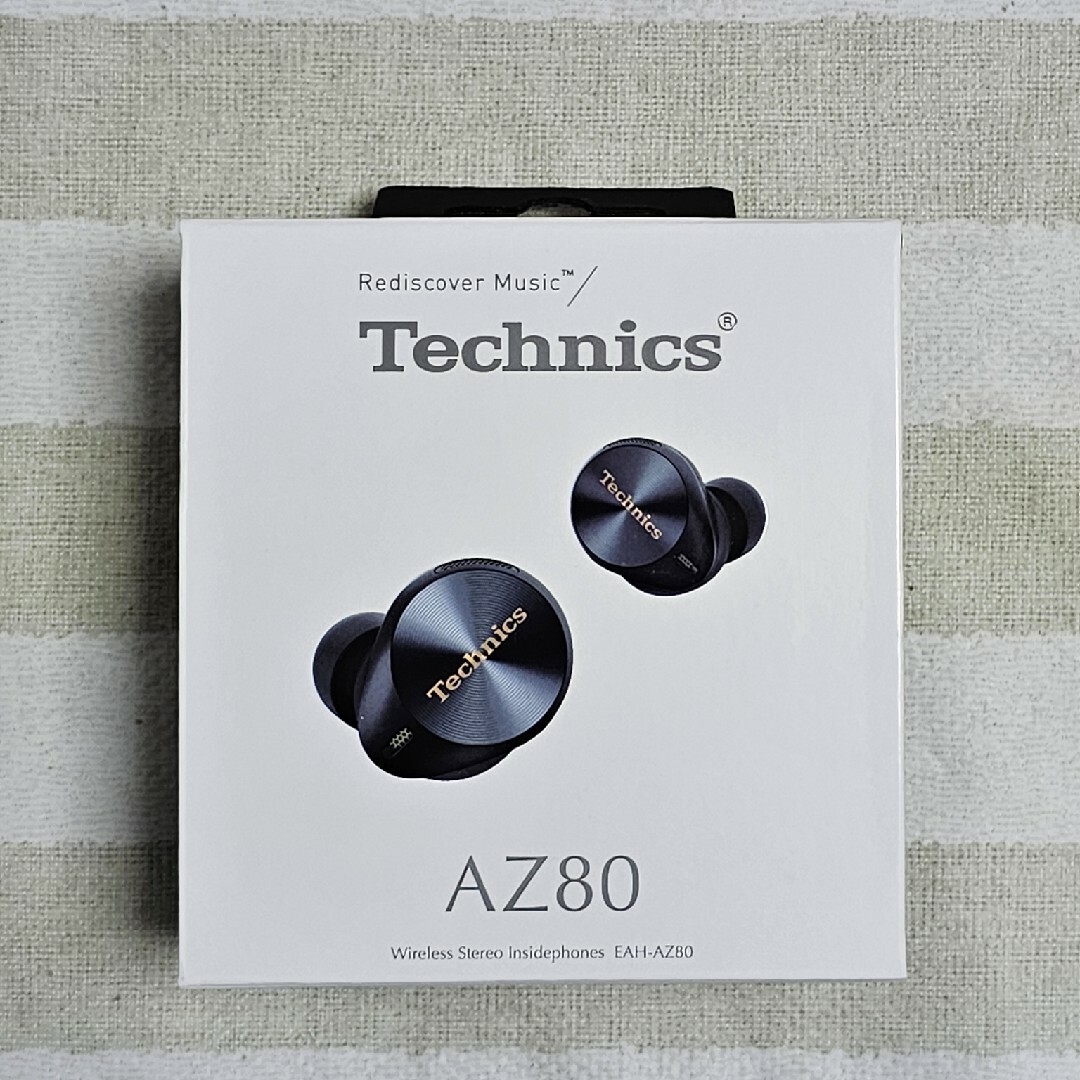 Technics(テクニクス)のTechnics 完全ワイヤレスイヤホン EAH-AZ80-K スマホ/家電/カメラのオーディオ機器(ヘッドフォン/イヤフォン)の商品写真