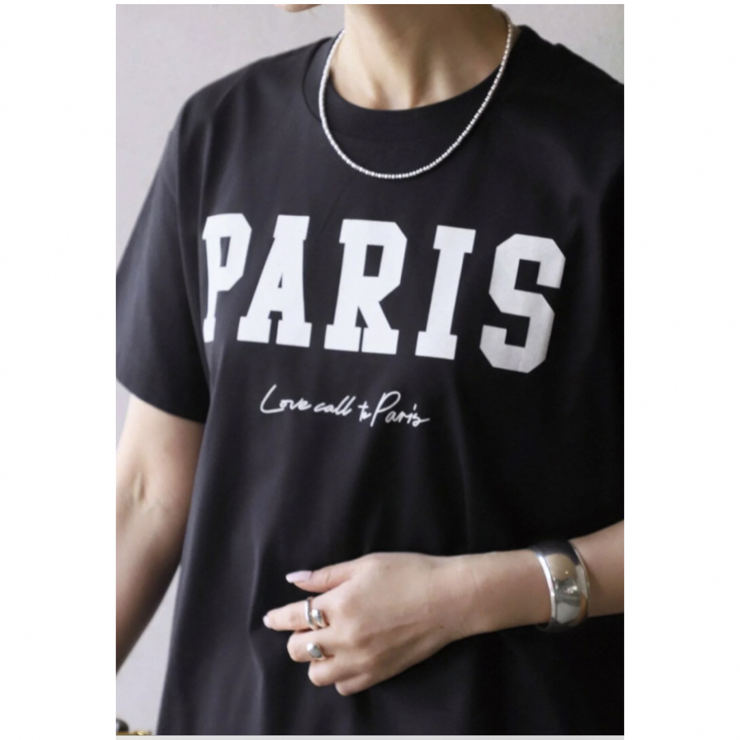 ヴェルメイユパーイエナ　PARISロゴTシャツ