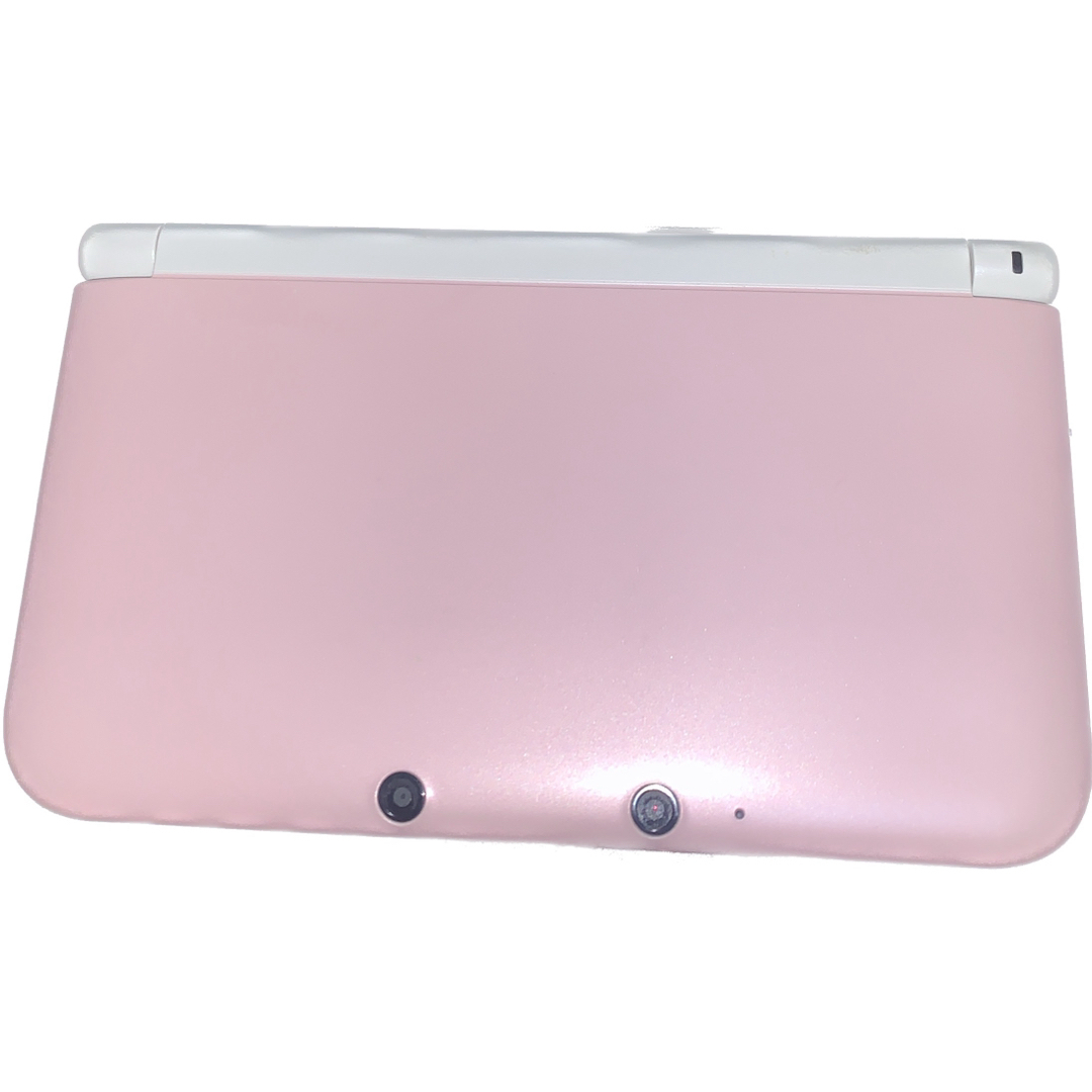 【美品】Nintendo 3DS  LL ピンク/ホワイト　充電機とSD付き 3