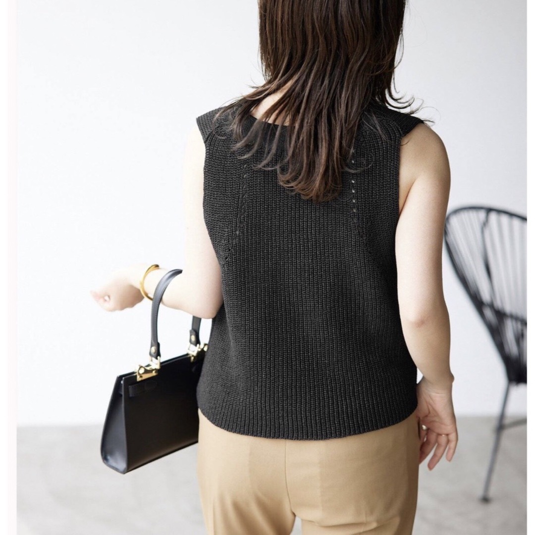 美品】SLOBE IENA ニットジレ-