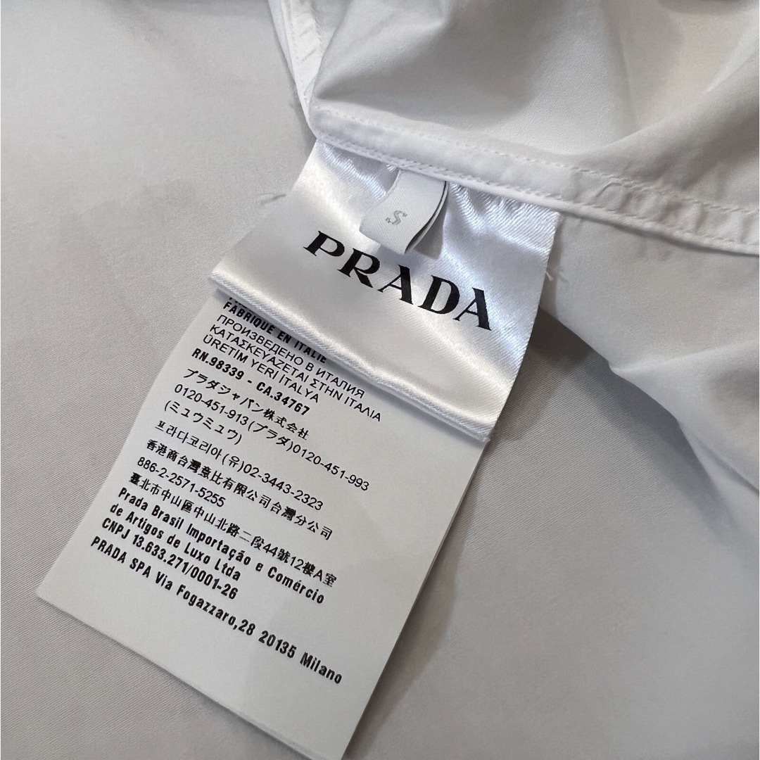 予約済み19ss PRADA 半袖オープンカラーシャツ