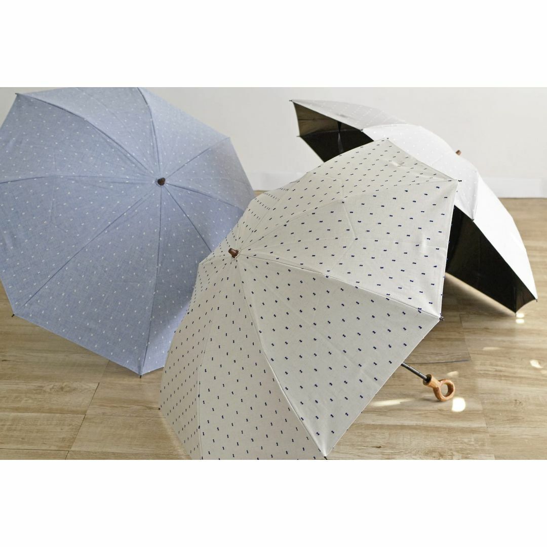 【色: ブルー】日本製 晴雨兼用 折りたたみ傘 1級遮光 2段折り 遮光率99. 5