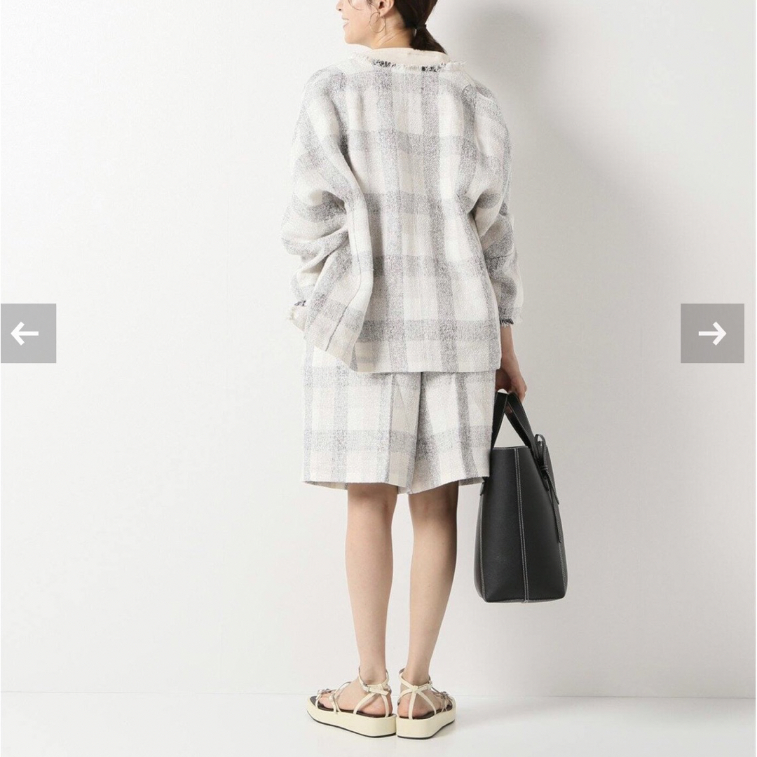 IENA LINEN Tweed ショートパンツ 1