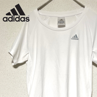 アディダス(adidas)のadidas アディダス Tシャツ インナー スポーツ 白 ホワイト M(Tシャツ(半袖/袖なし))