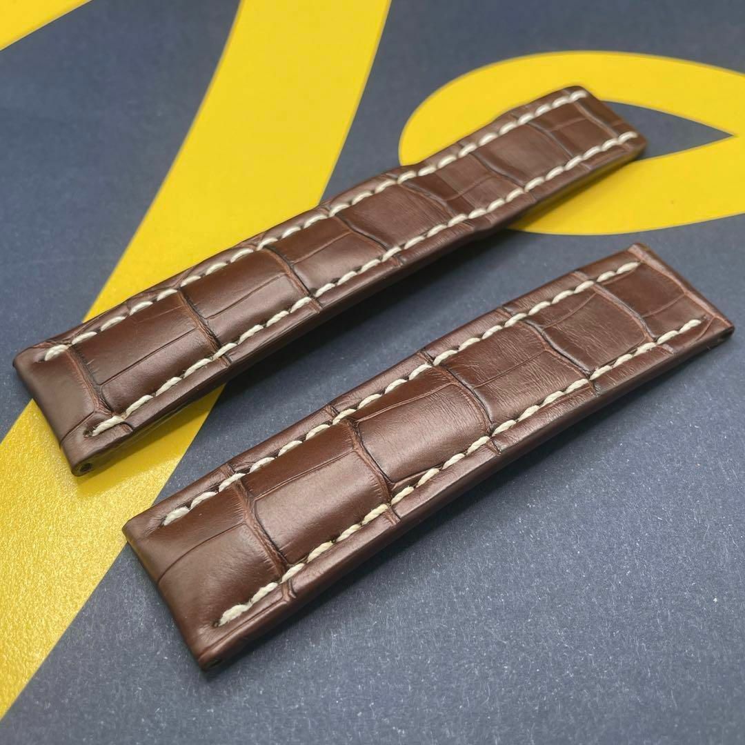 BREITLING - 7 22mm 740P BREITLING ブライトリング クロコベルト