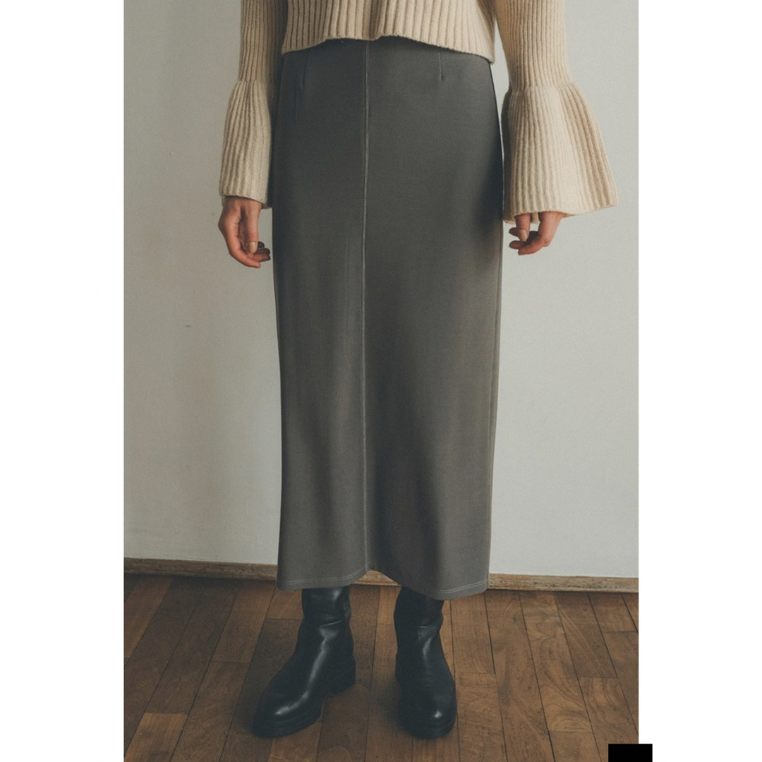 CLANE  新品　THIN LINE RIB SKIRT