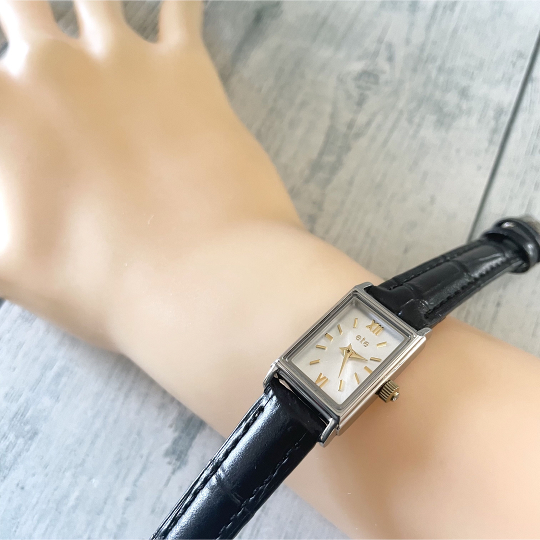 ete - 【美品】ete エテ 腕時計 ゴールド スクエア レディース