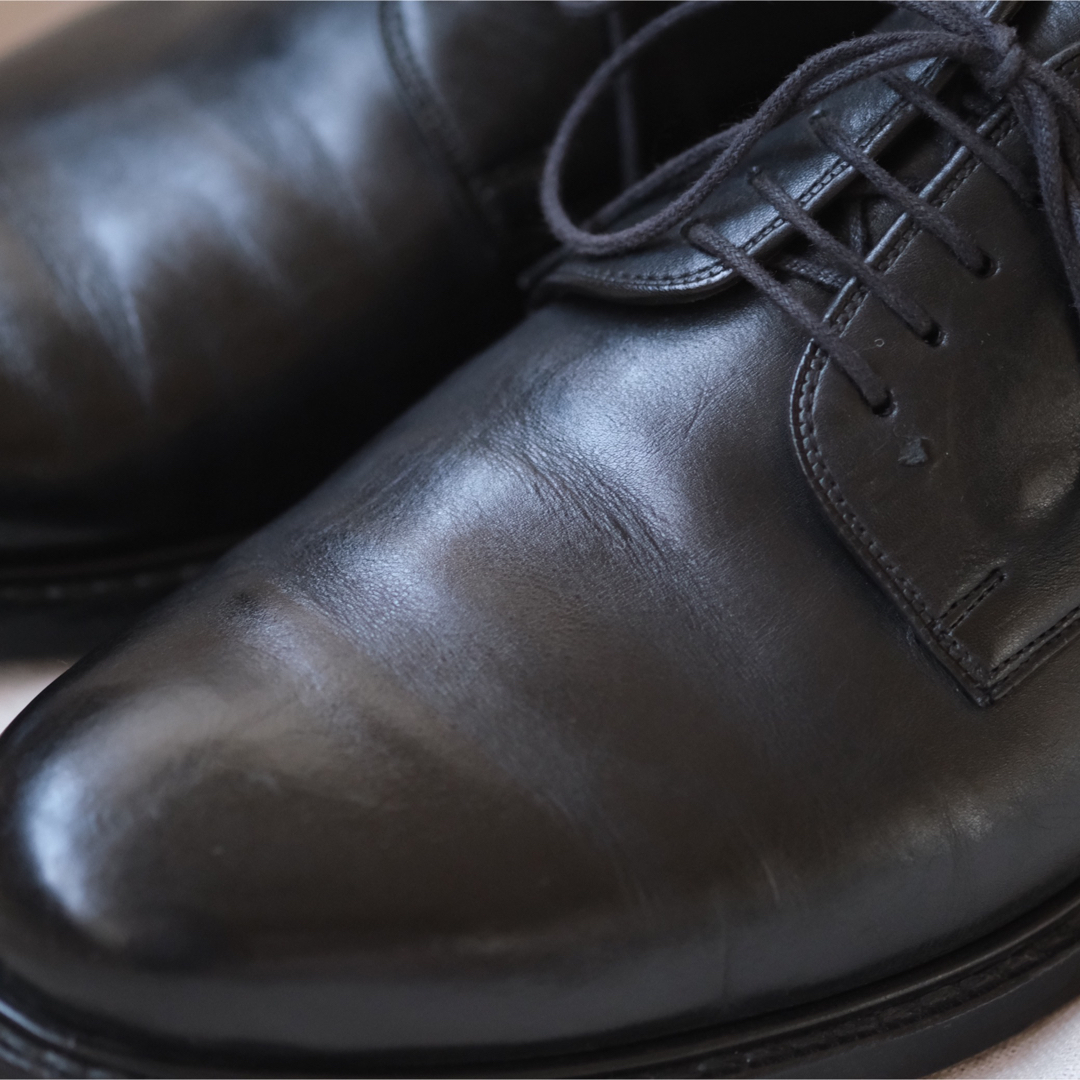 APOLLOアポロ プレーントゥダブルソールオックス 黒10 メンズの靴/シューズ(ドレス/ビジネス)の商品写真